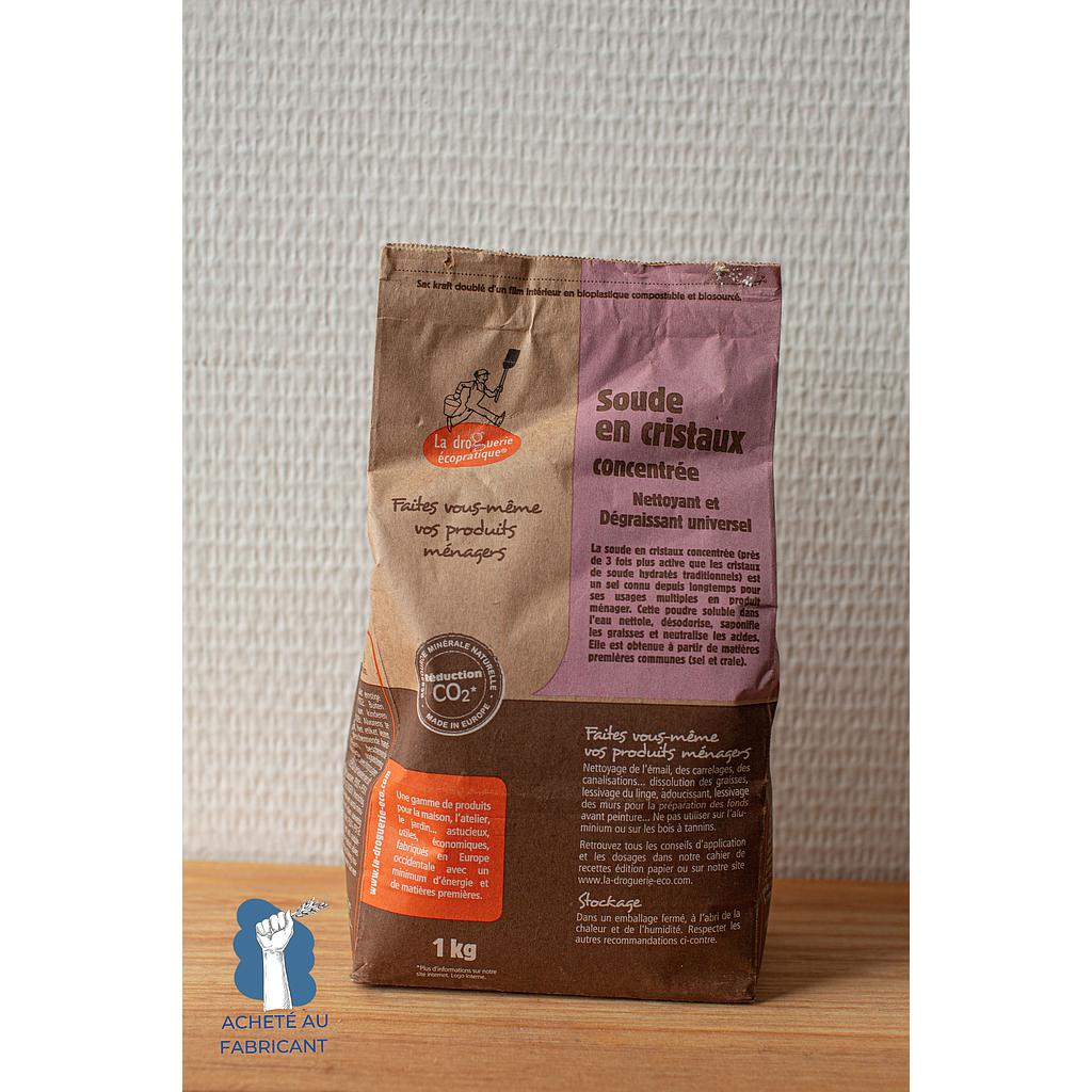 Soude en cristaux concentrée 1kg