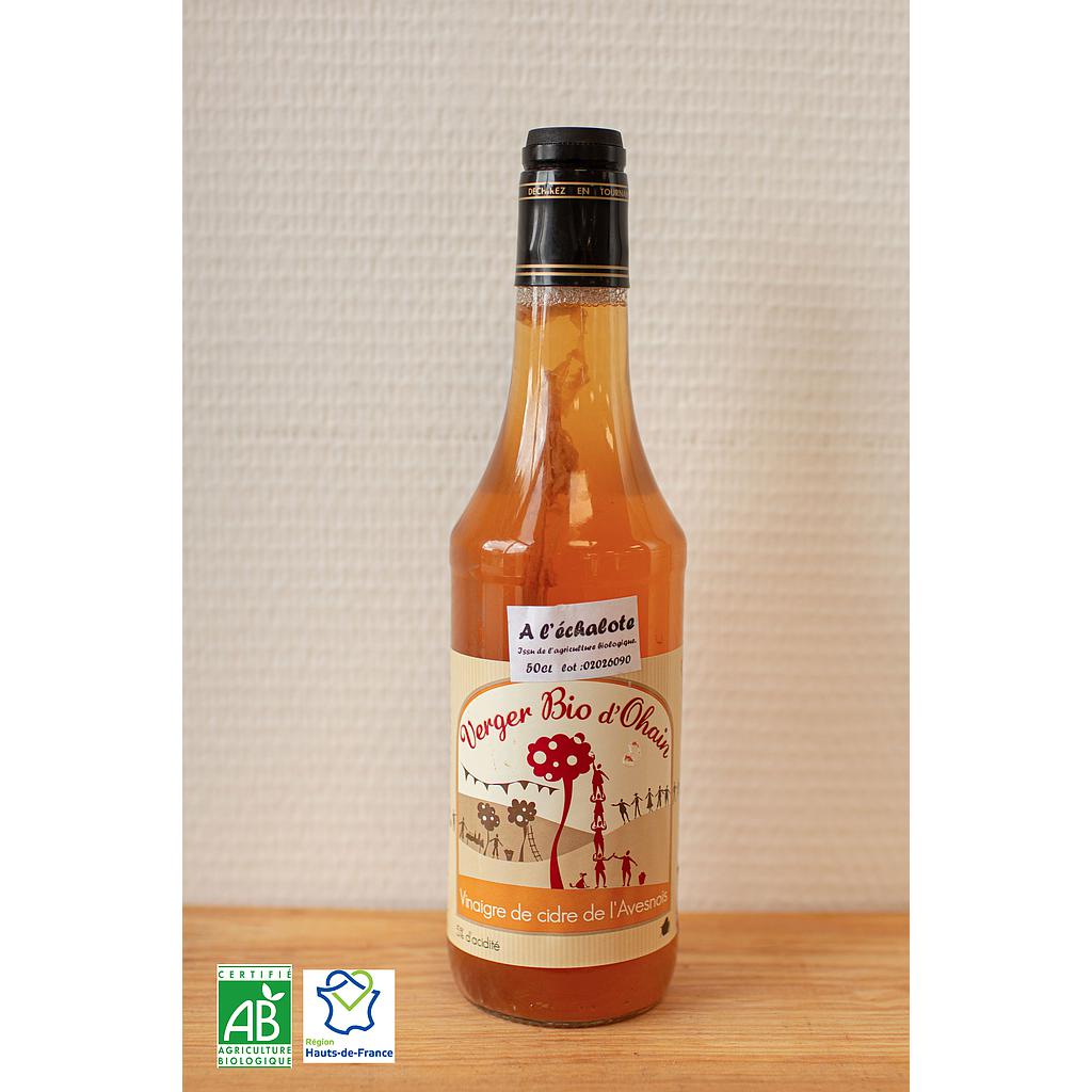 Vinaigre de cidre à l'échalote Bio 50cl