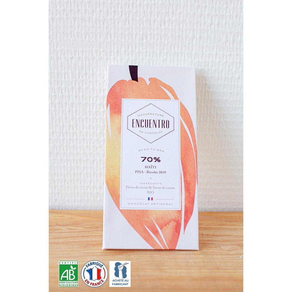Tablette Haïti 70% Bio Chocolat Encuentro