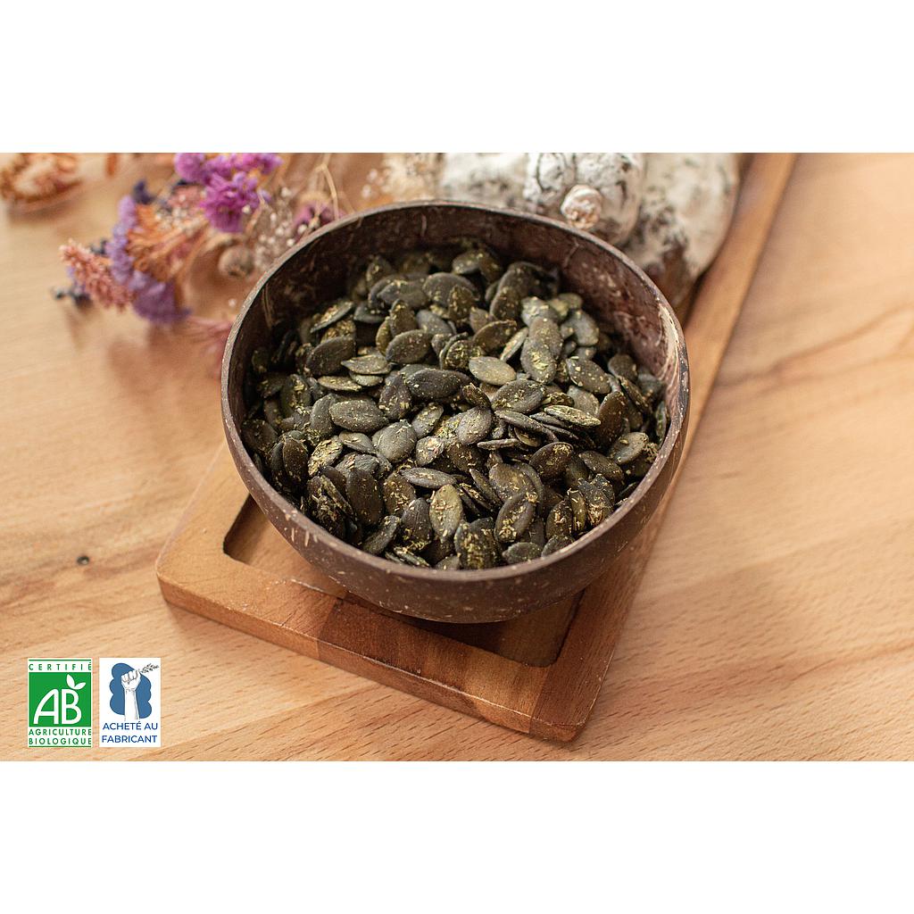 Graines de courge grillées salées Bio 50g