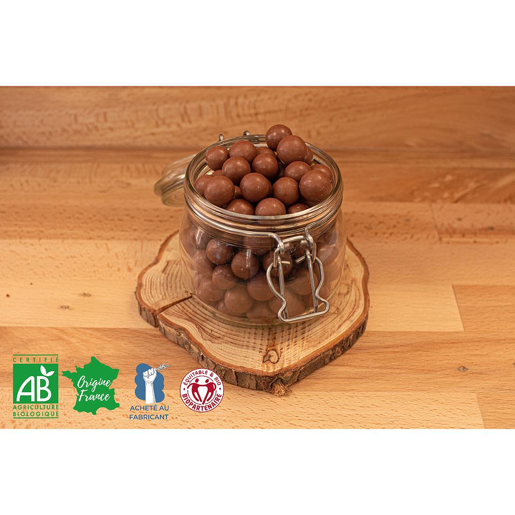 Maïs soufflé chocolat lait Bio 50g