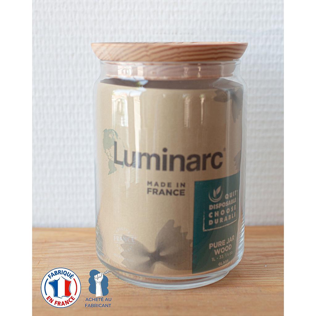 Luminarc Jare verre couvercle liège 1L