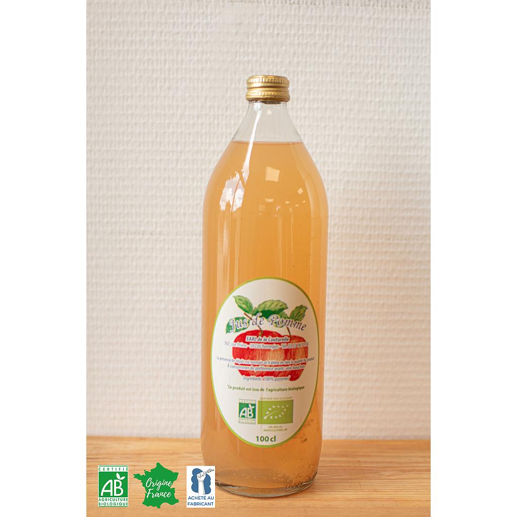 Jus de pomme bio et local 1L