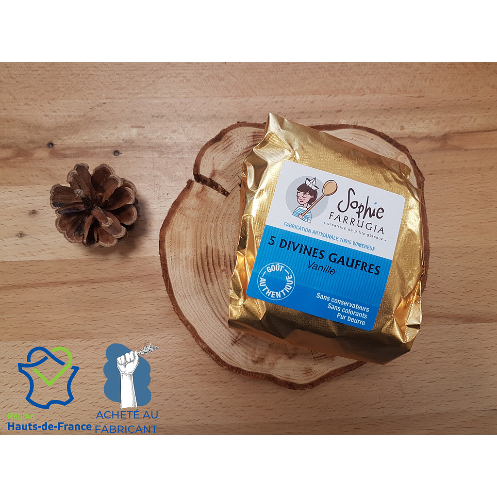 Divines Gaufres Vanille 250g