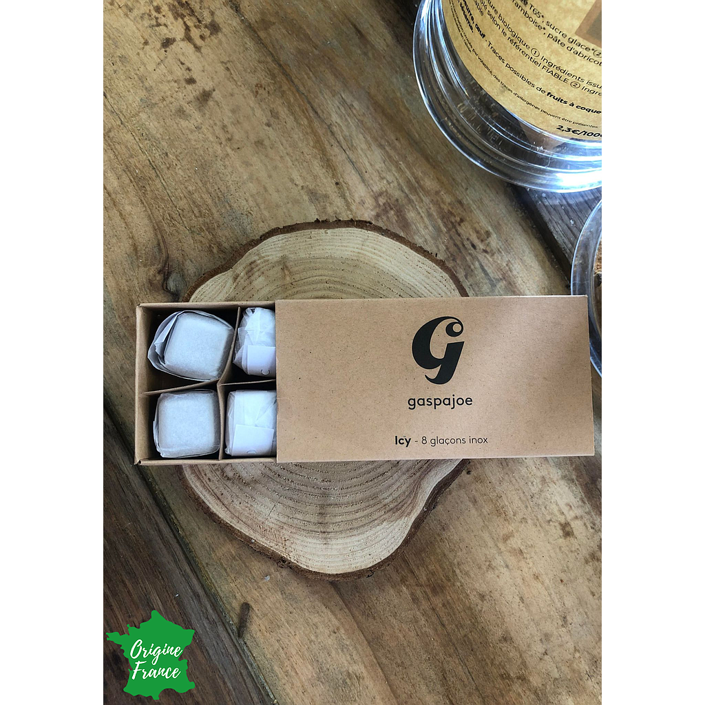 Icy Boite de 8 glaçons inox