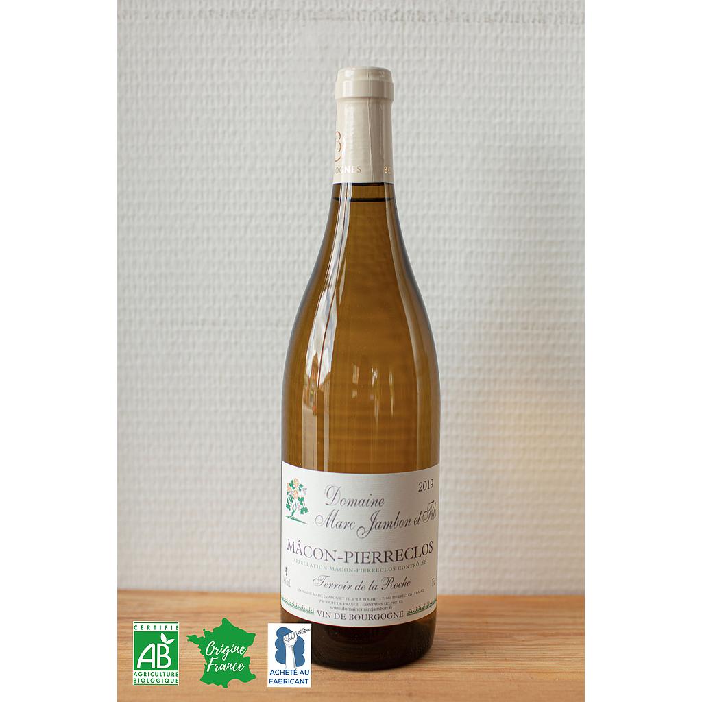 Vin blanc Mâcon-Pierreclos Blanc &quot;Terroir de la Roche&quot; 2019