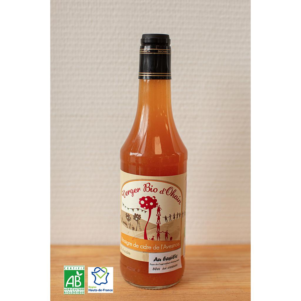 Vinaigre de cidre au basilic Bio 50cl