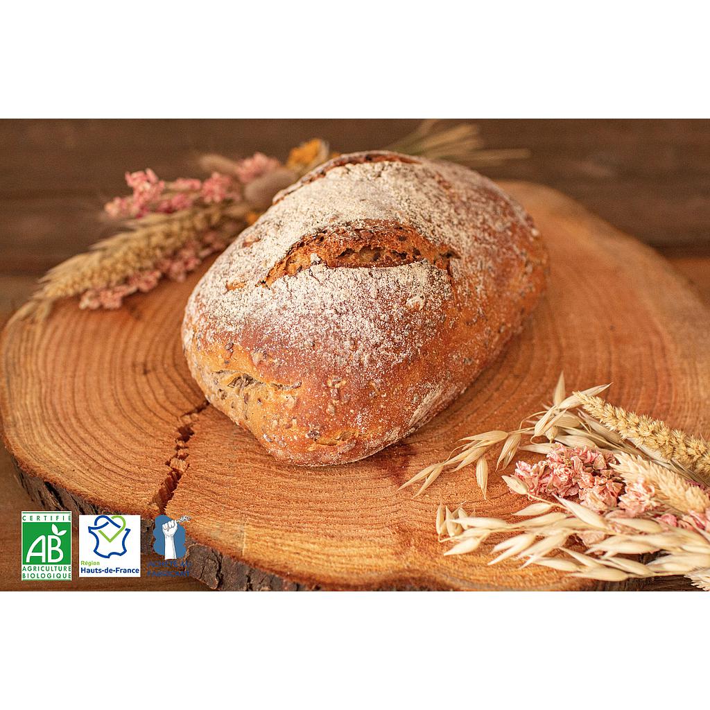Pain de blés anciens Multigraines Bio 500g