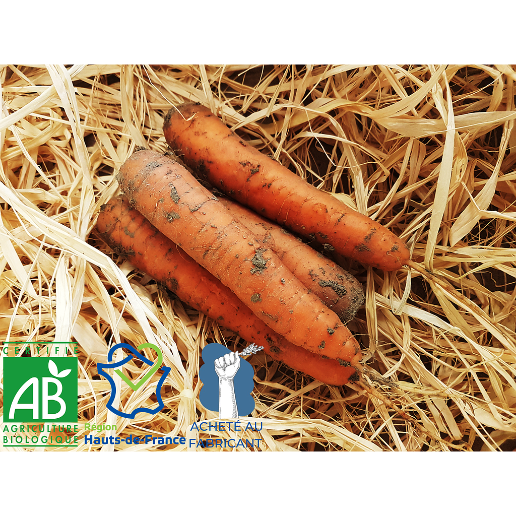 Carottes Bio et Locales 500g