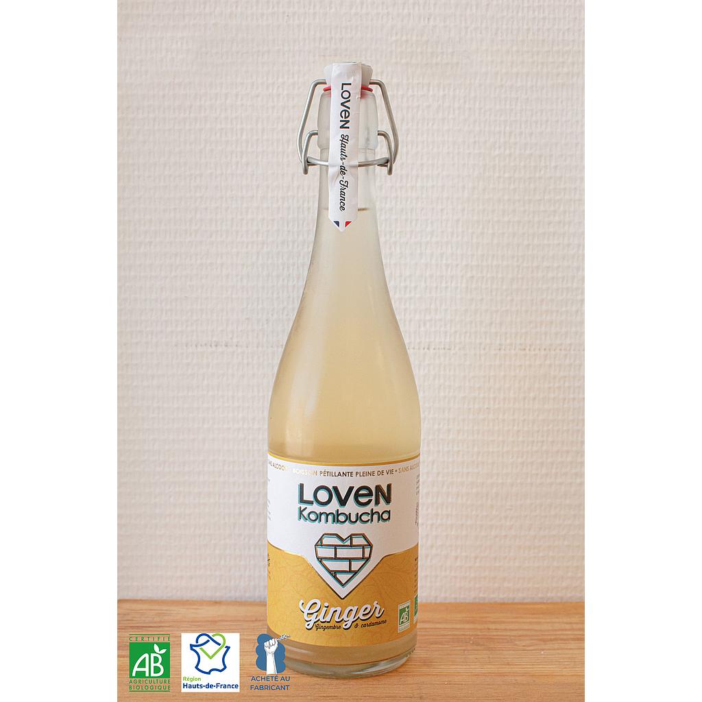 Kombucha Ginger power L'indispensable Bio 75cl