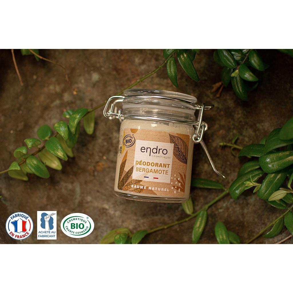 Déodorant baume à la Bergamote Endro en bocal consigné