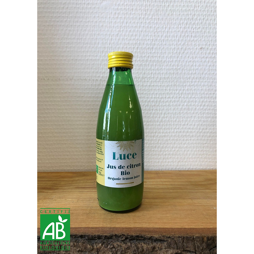 Pur jus de citron Bio 25cl
