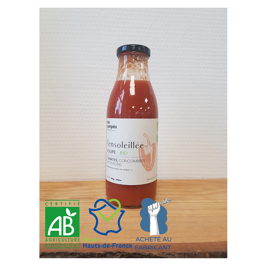 Gaspacho curry Les potagers de Babette 75cl
