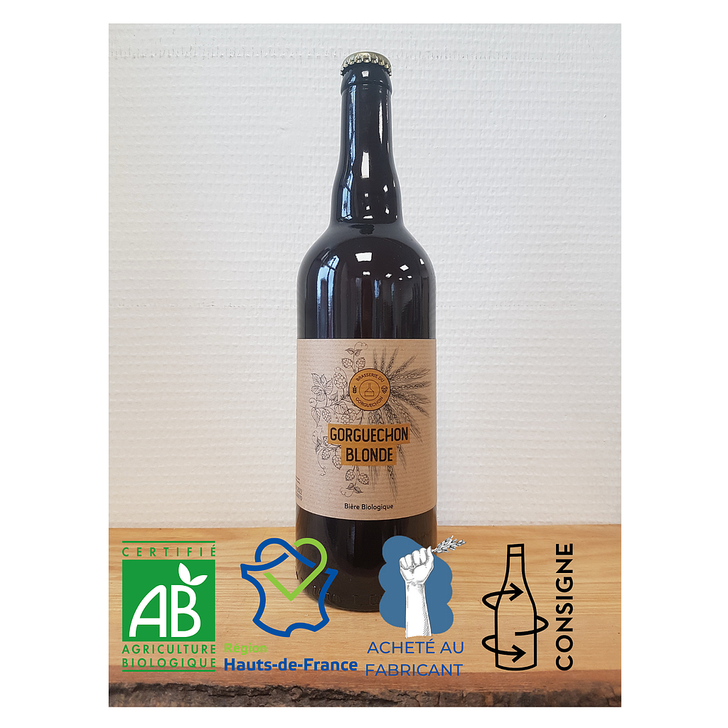 Bière Gorguechon blonde Bio 75cl