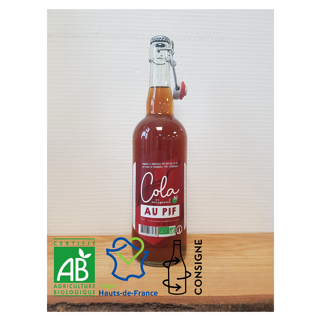 Cola artisanal Bio 75cl + Bouteille consignée