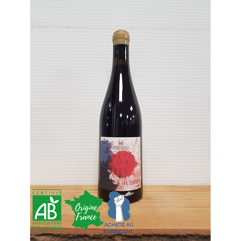 Vin rouge Bio Nature La Vinhota Domaine Balansa 75cl