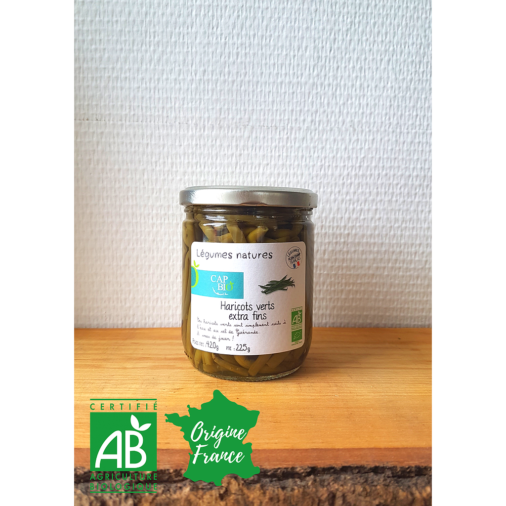 Haricots verts extra fins Prosain 195g