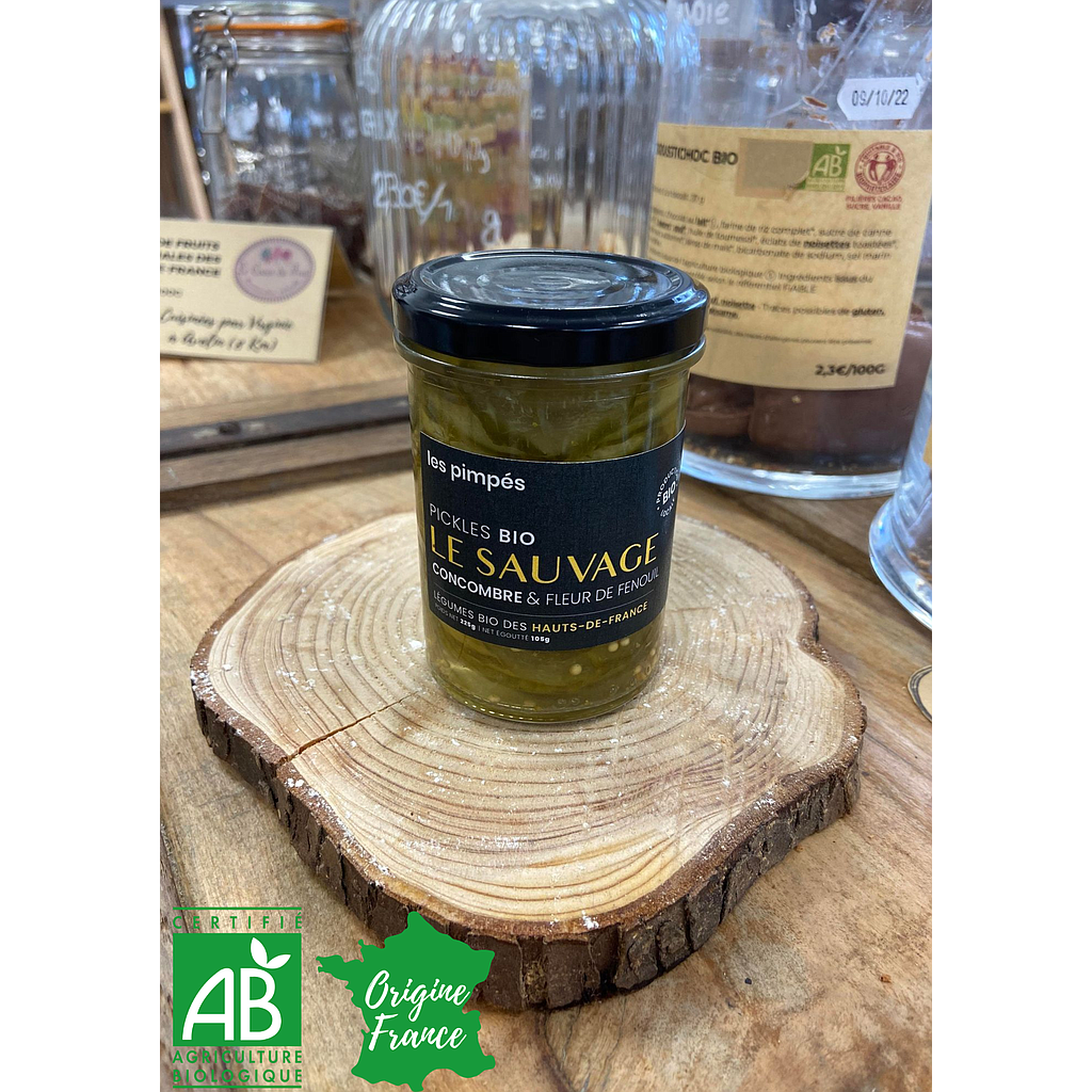 Pickles concombre et fleur de fenouil