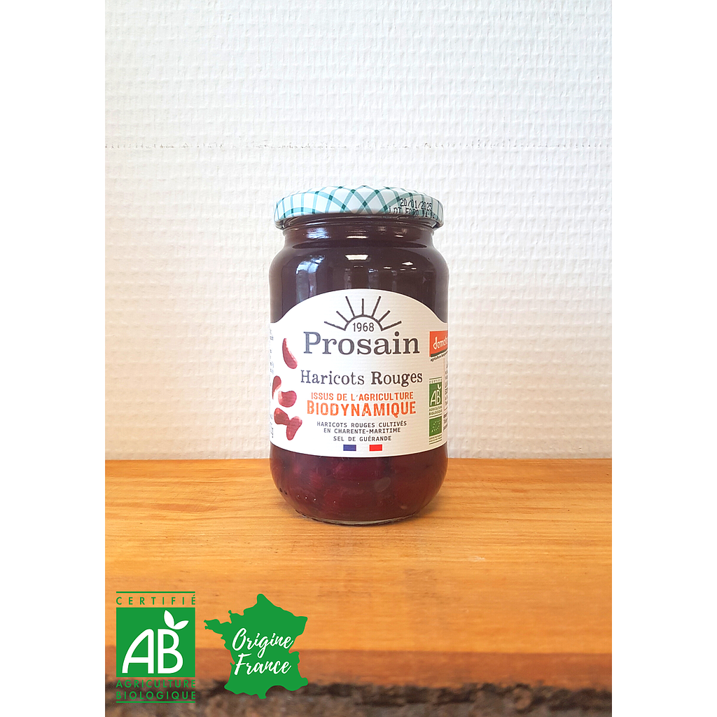 Haricots rouges Français Biodynamie Bocal 215g