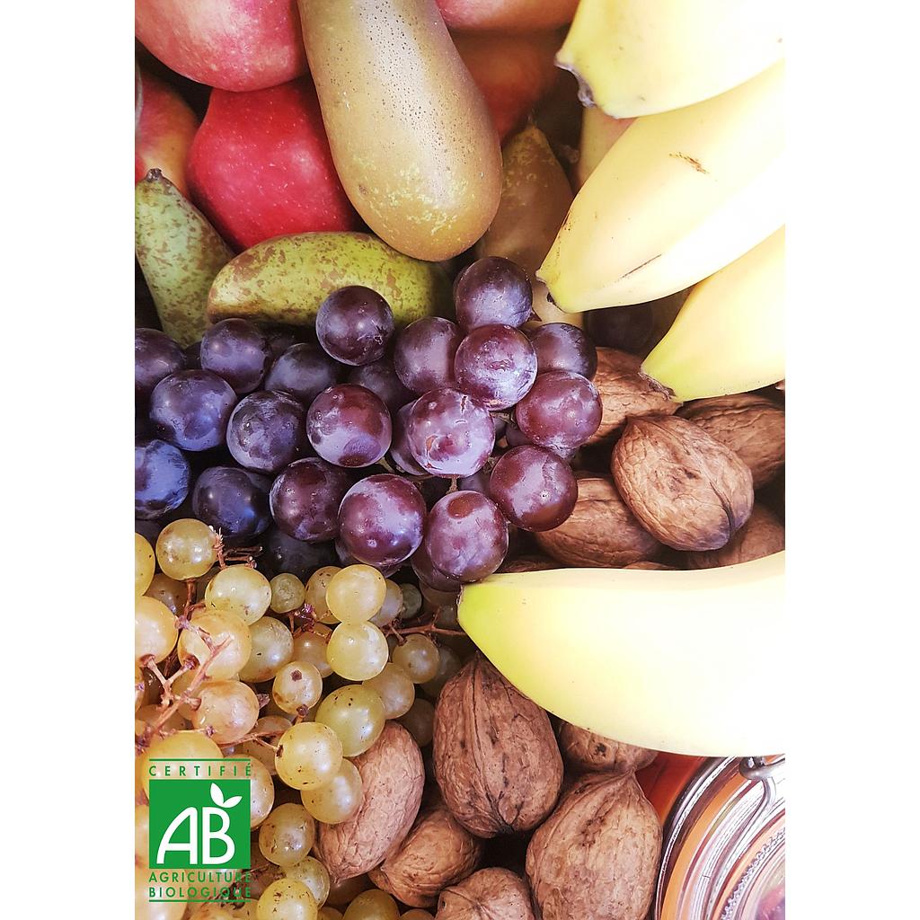 Panier de Fruits de saison Bio pour 1 à 2 personne