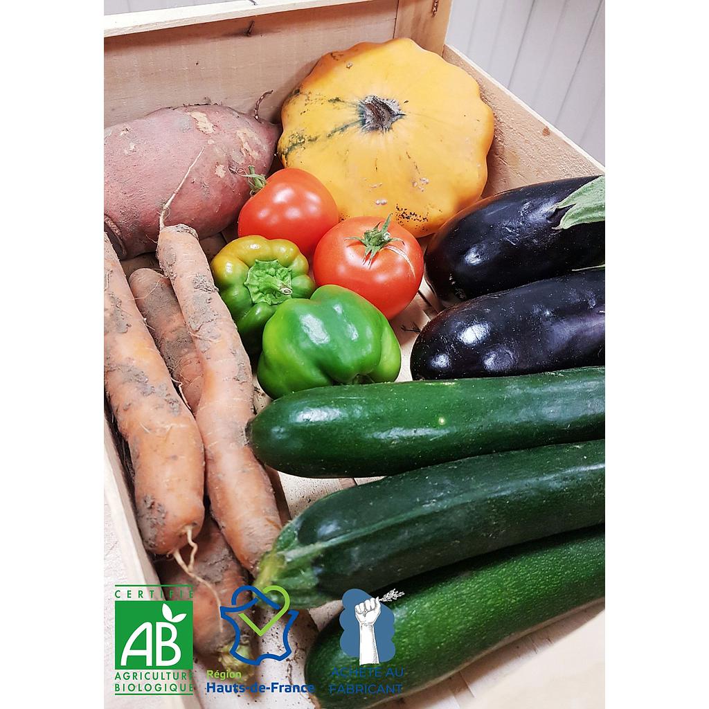 Panier &quot;Mon Marché Local et Bio&quot; Légumes pour 1 à 2 personnes