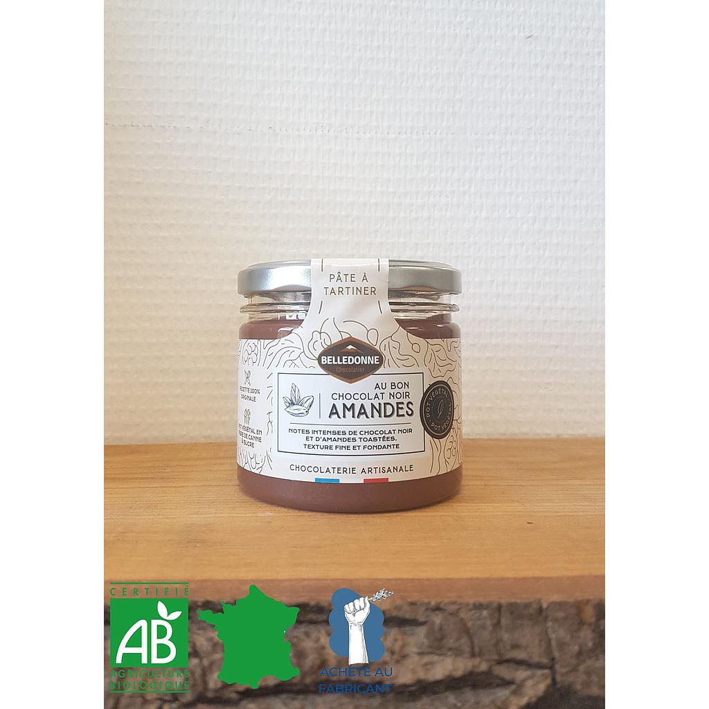 Pâte à tartiner Amande chocolat noir 300g