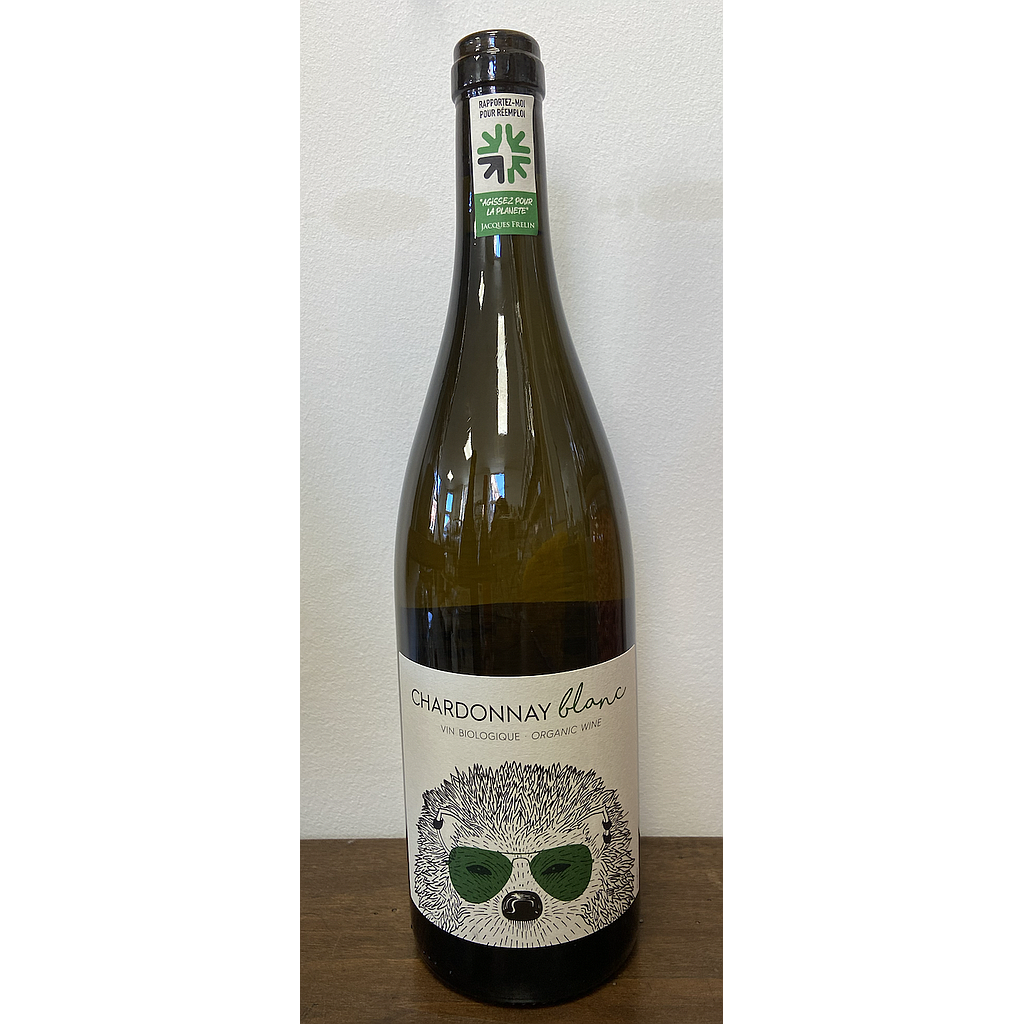 Vin blanc Chardonnay Herisson 75cl en bouteille consignée