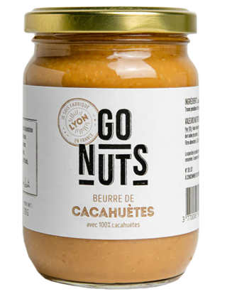 Beurre de cacahuètes Bio Go Nuts 270g