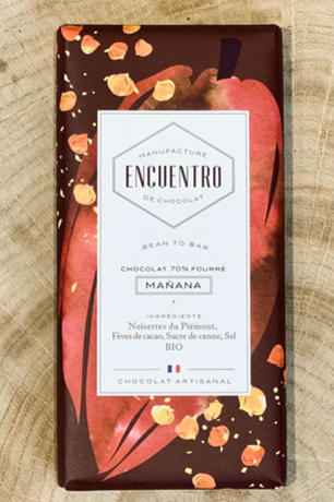 Tablette fourrée MAÑANA© - Noisettes &amp; Cacao Encuentro