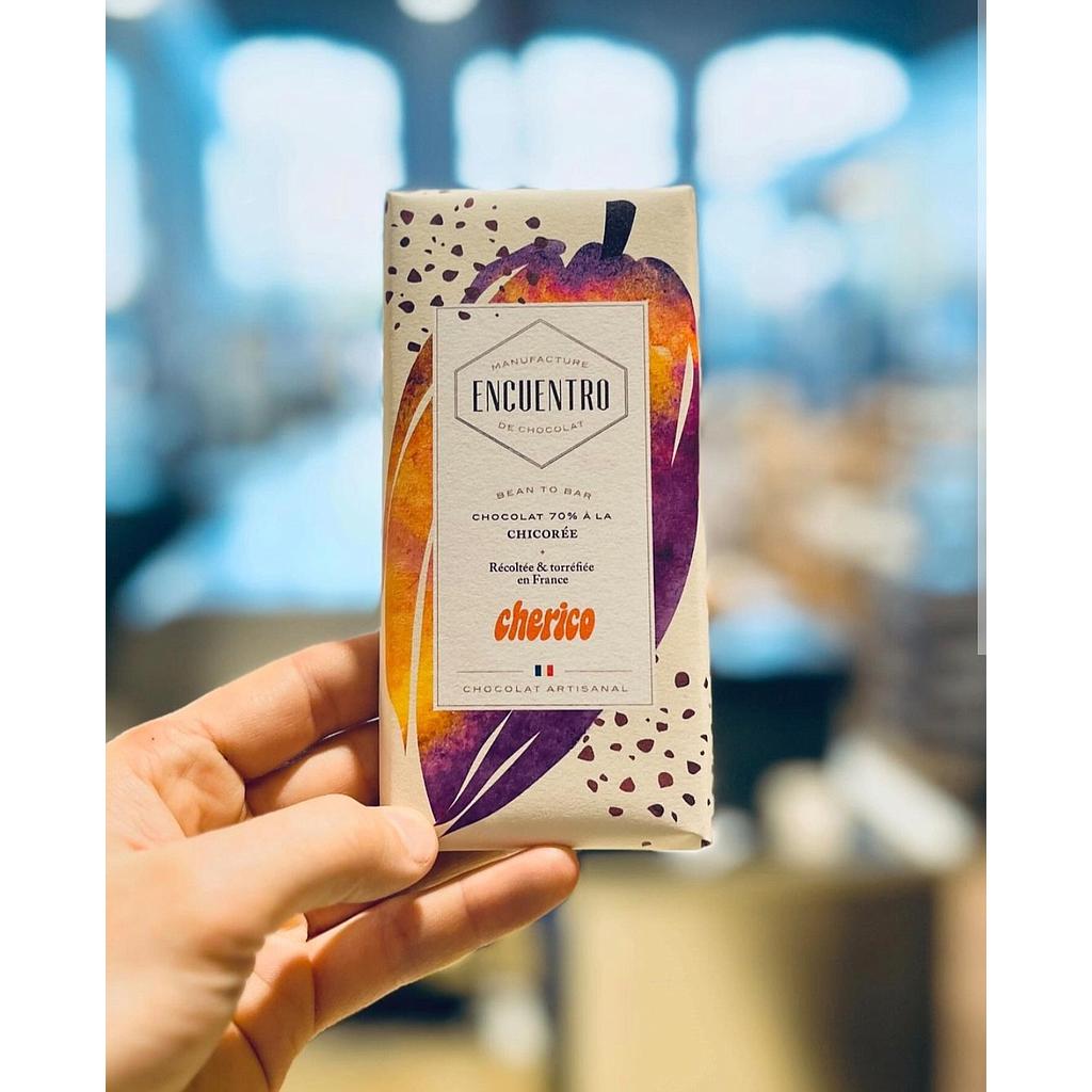 Tablette Salvador 70% Bio à la chicorée Cherico Chocolat Encuentro