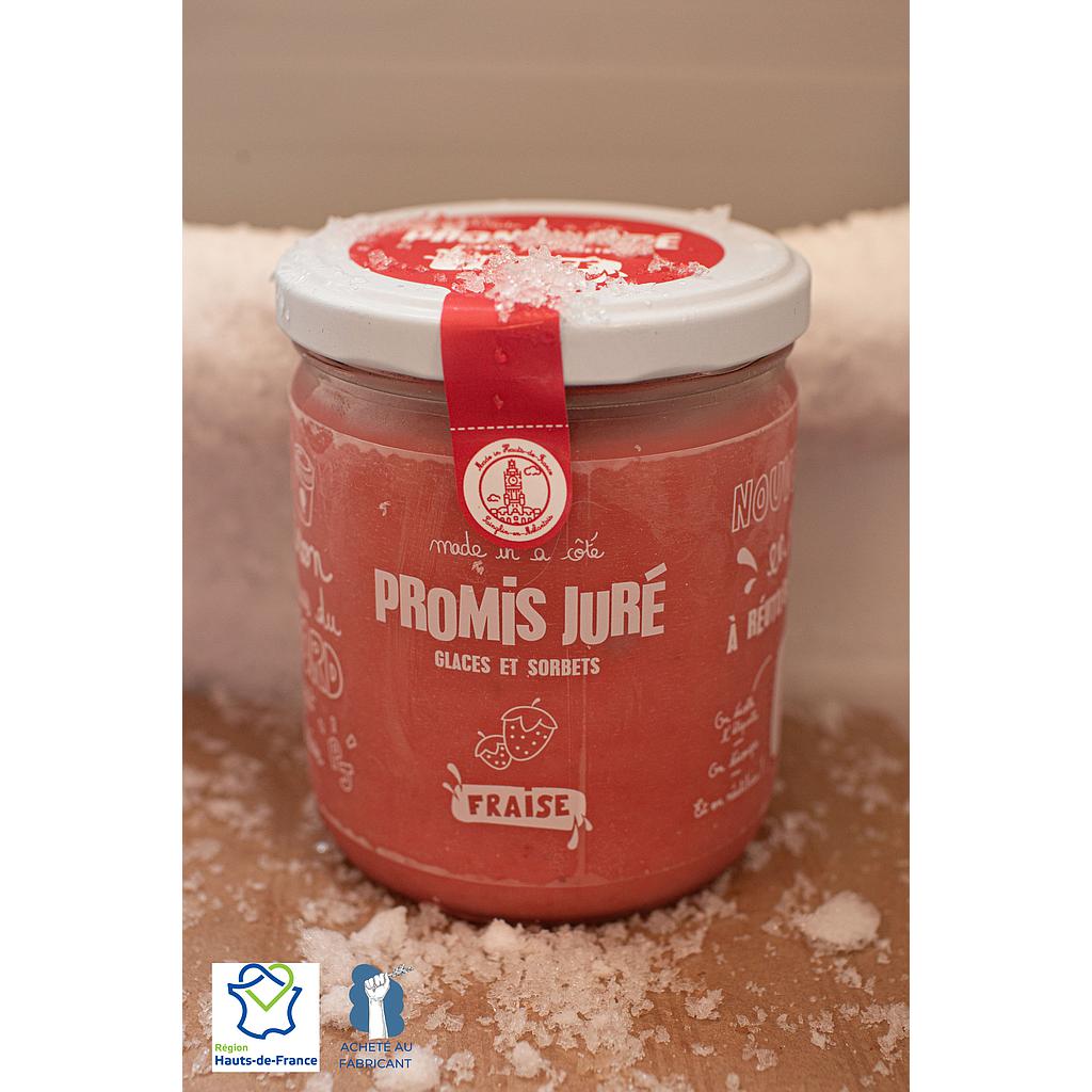 Sorbet plein fruit Fraise locale 300g